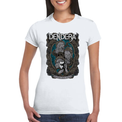 Mask Of Lies (front and back print) - GD72 Softstyle® Ladies' T-Shirt Thumbnail